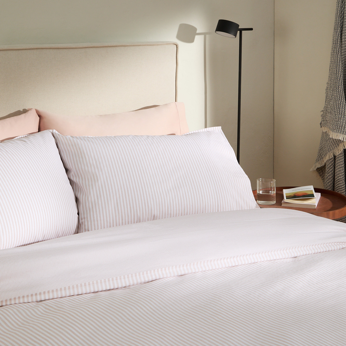 Juego de funda nórdica reversible algodón Martin El Corte Inglés Rosa-3