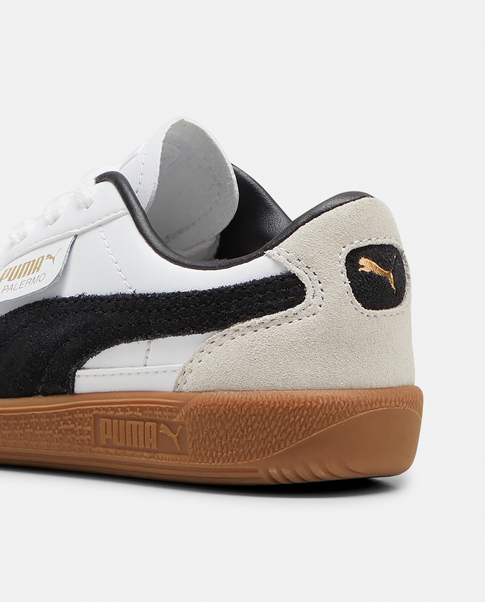 Sapatilhas Casual de Criança Palermo Lth PS Branco-5