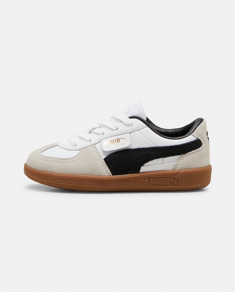 Sapatilhas Casual de Criança Palermo Lth PS Branco-2