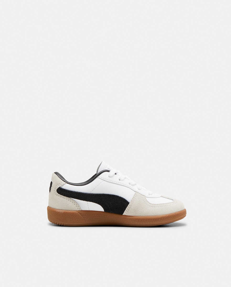 Sapatilhas Casual de Criança Palermo Lth PS Branco-1
