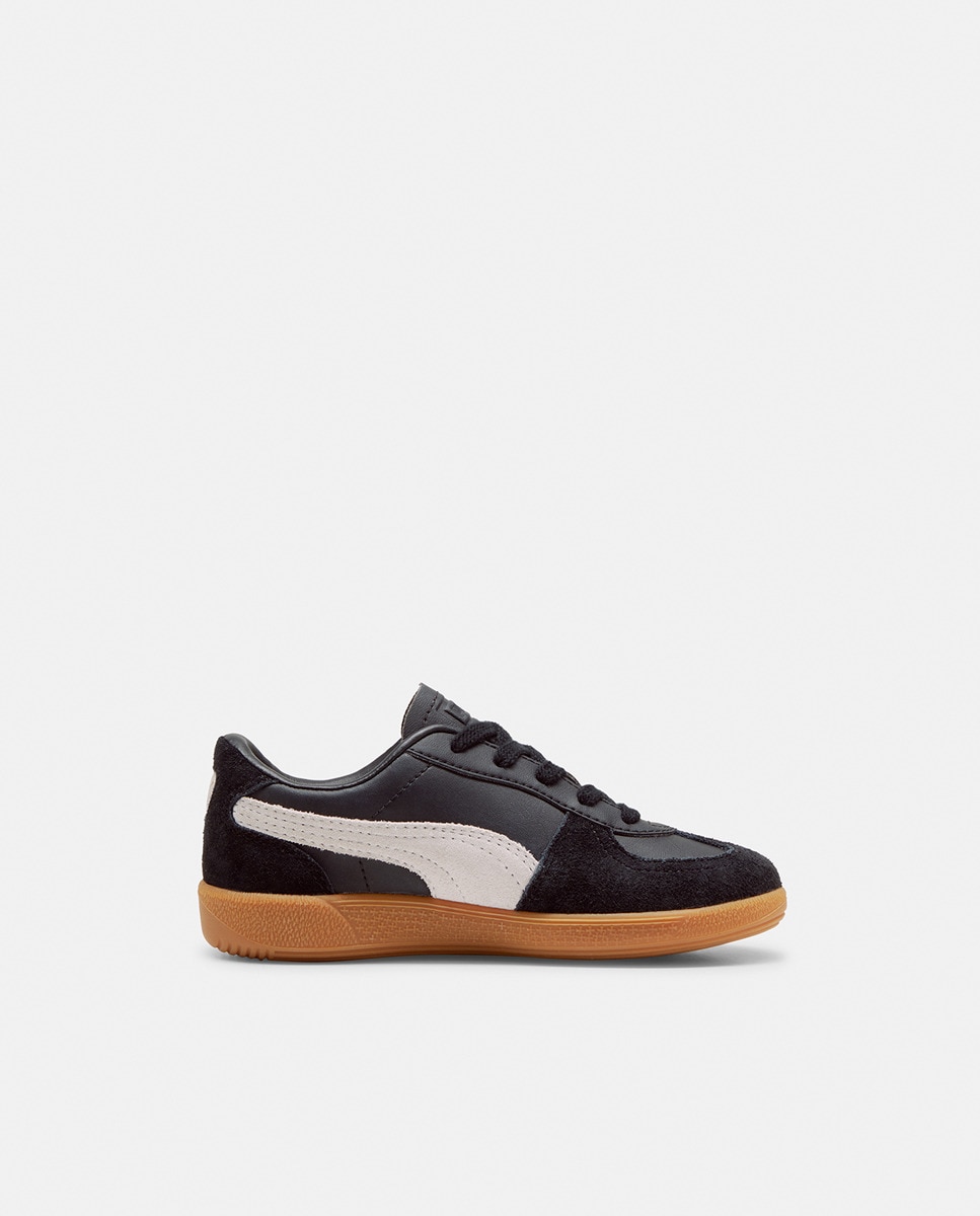 Sapatilhas Casual de Criança Palermo Lth PS Preto-1