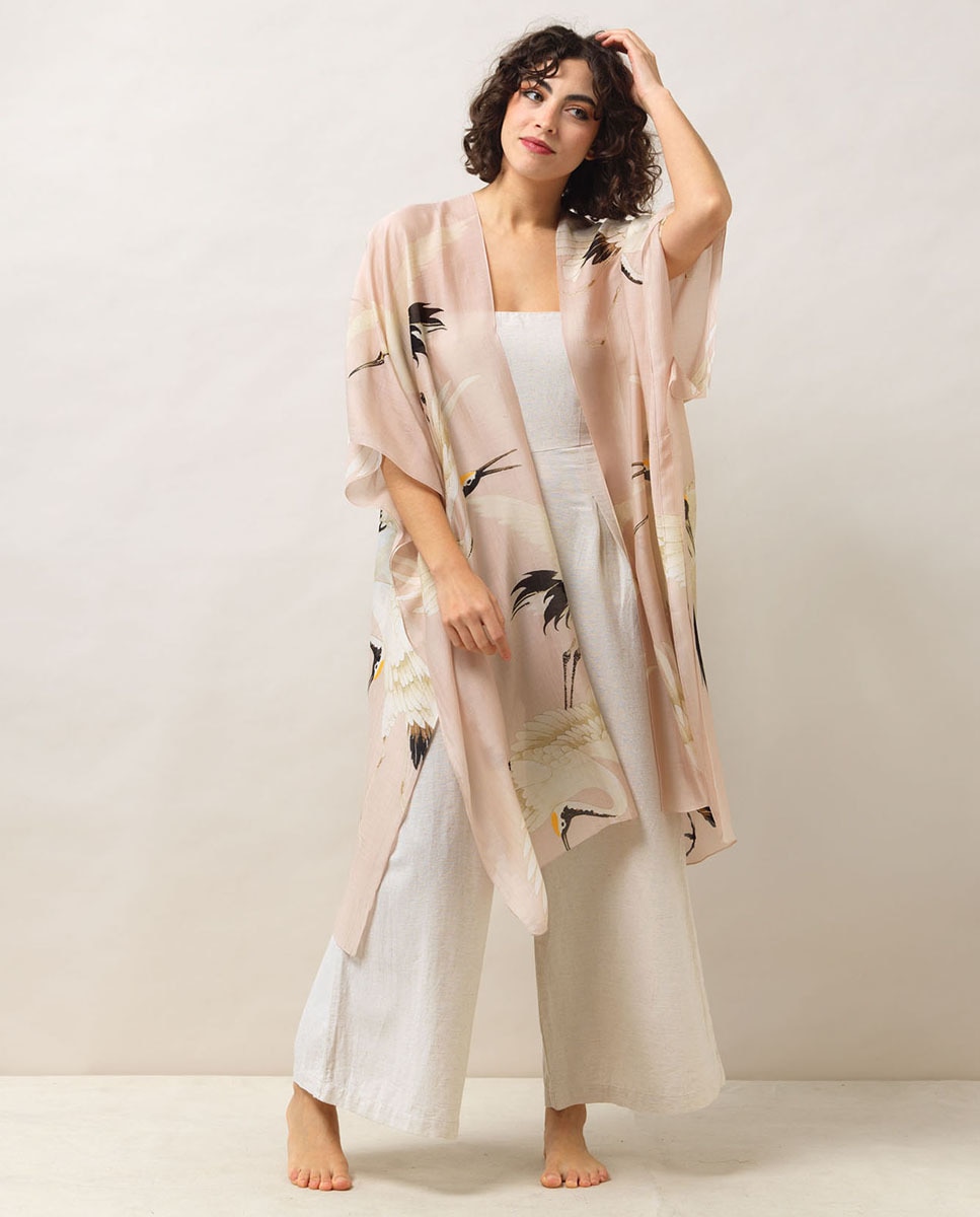 Kimono Cegonha Rosa-1