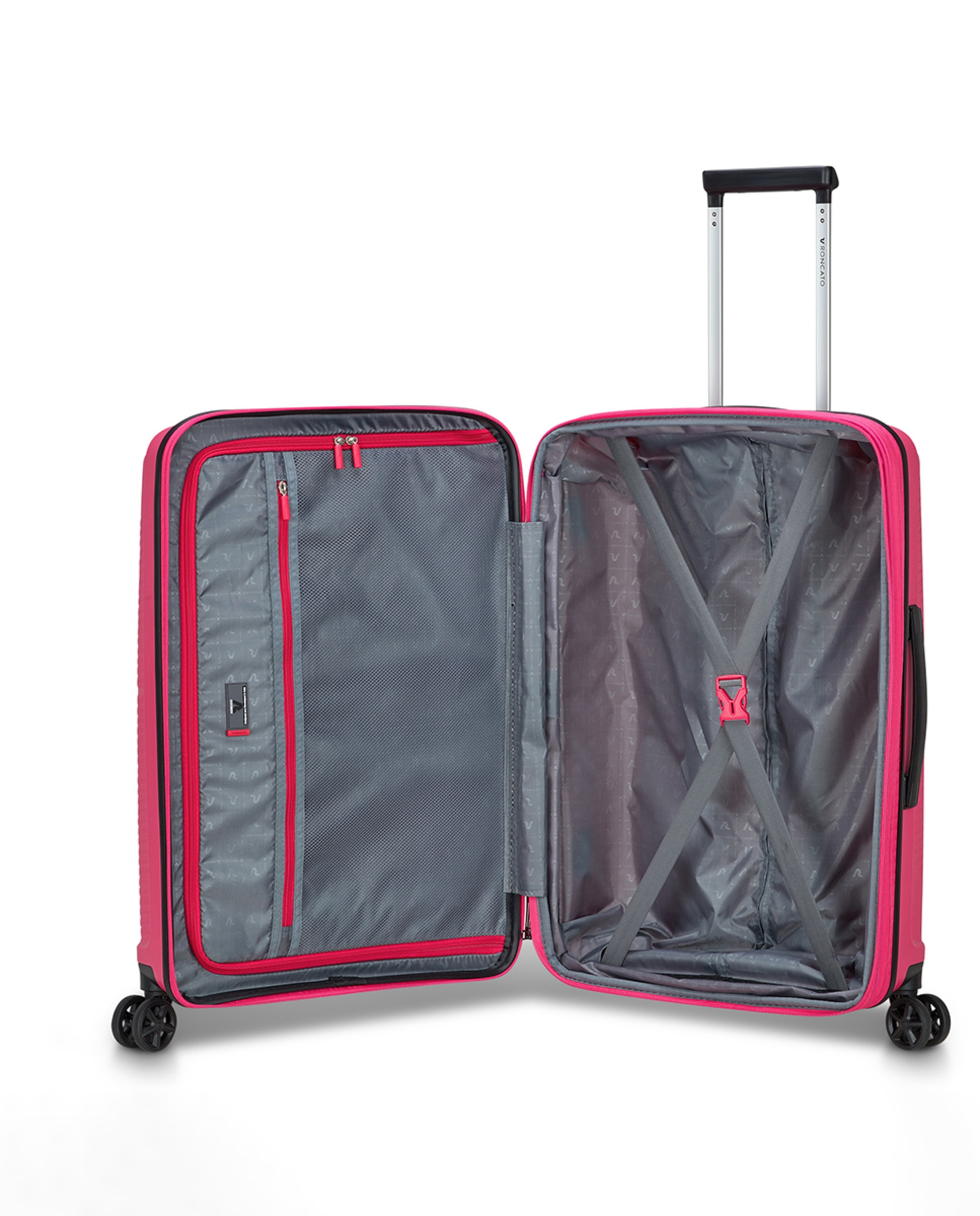 Trolley Médio Storm Expansível Rígido com Capacidade até 71 L Fúcsia-3