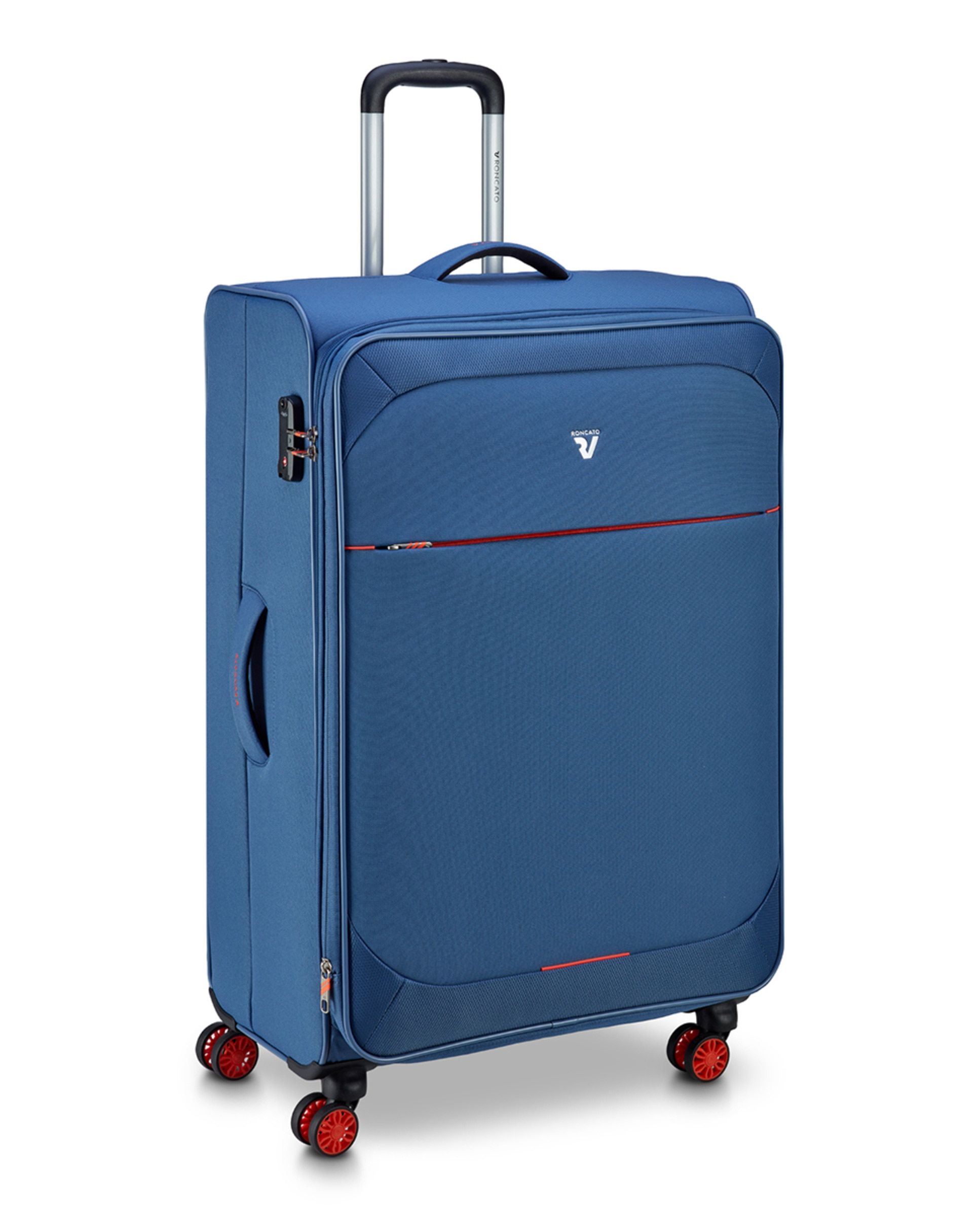 Trolley Grande Smile 2.0 DLX Flexível Expansível com Capacidade até 96 L Azul-claro-9