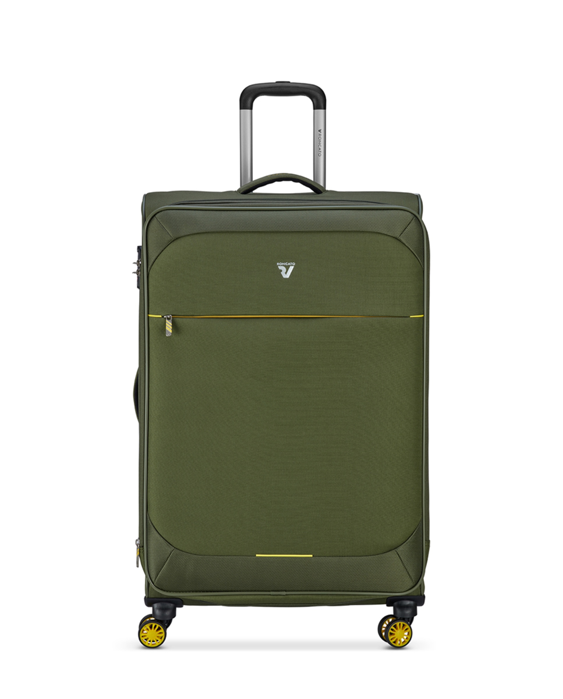 Trolley Grande Smile 2.0 DLX Flexível Expansível com Capacidade até 96 L Verde-militar-1