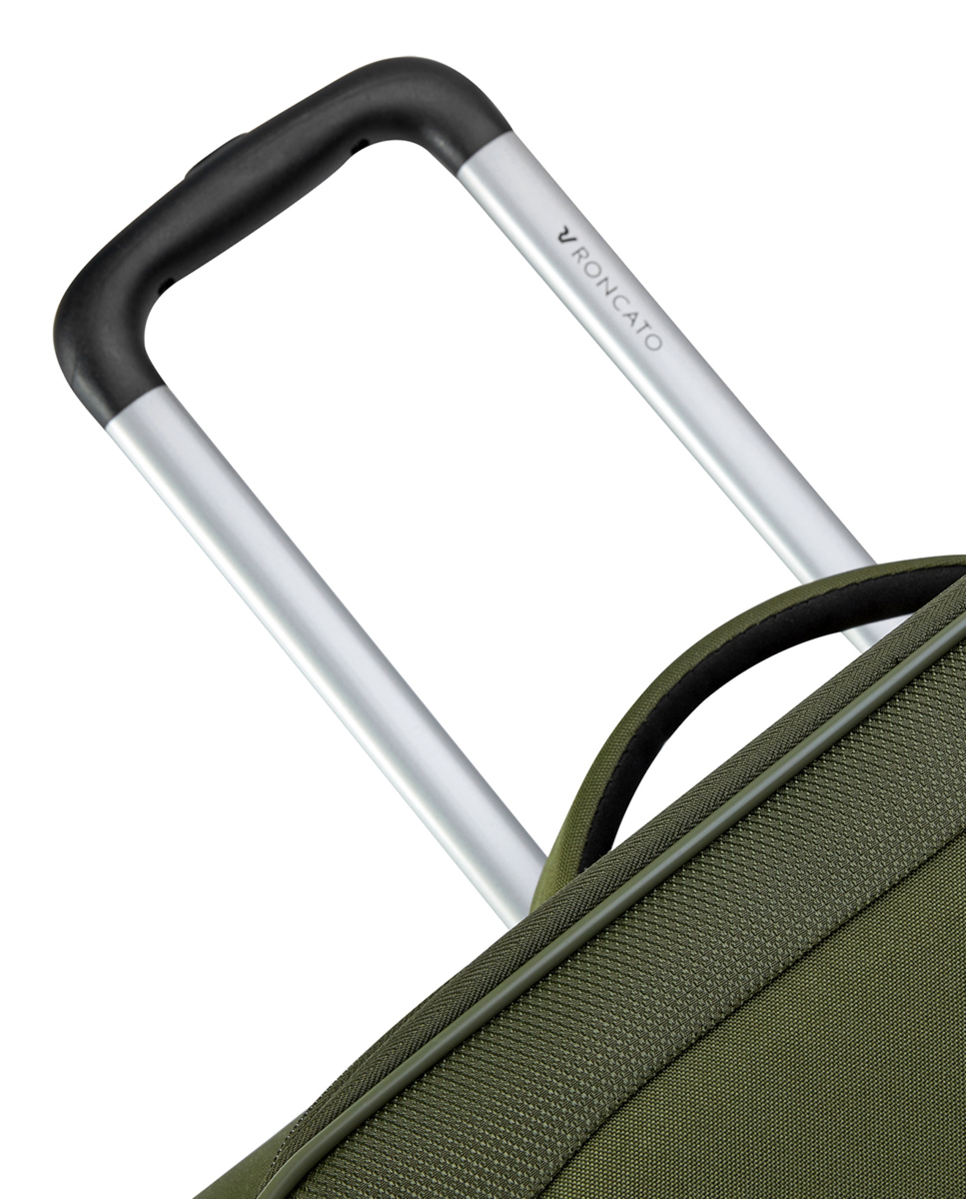 Trolley Grande Smile 2.0 DLX Flexível Expansível com Capacidade até 96 L Verde-militar-6