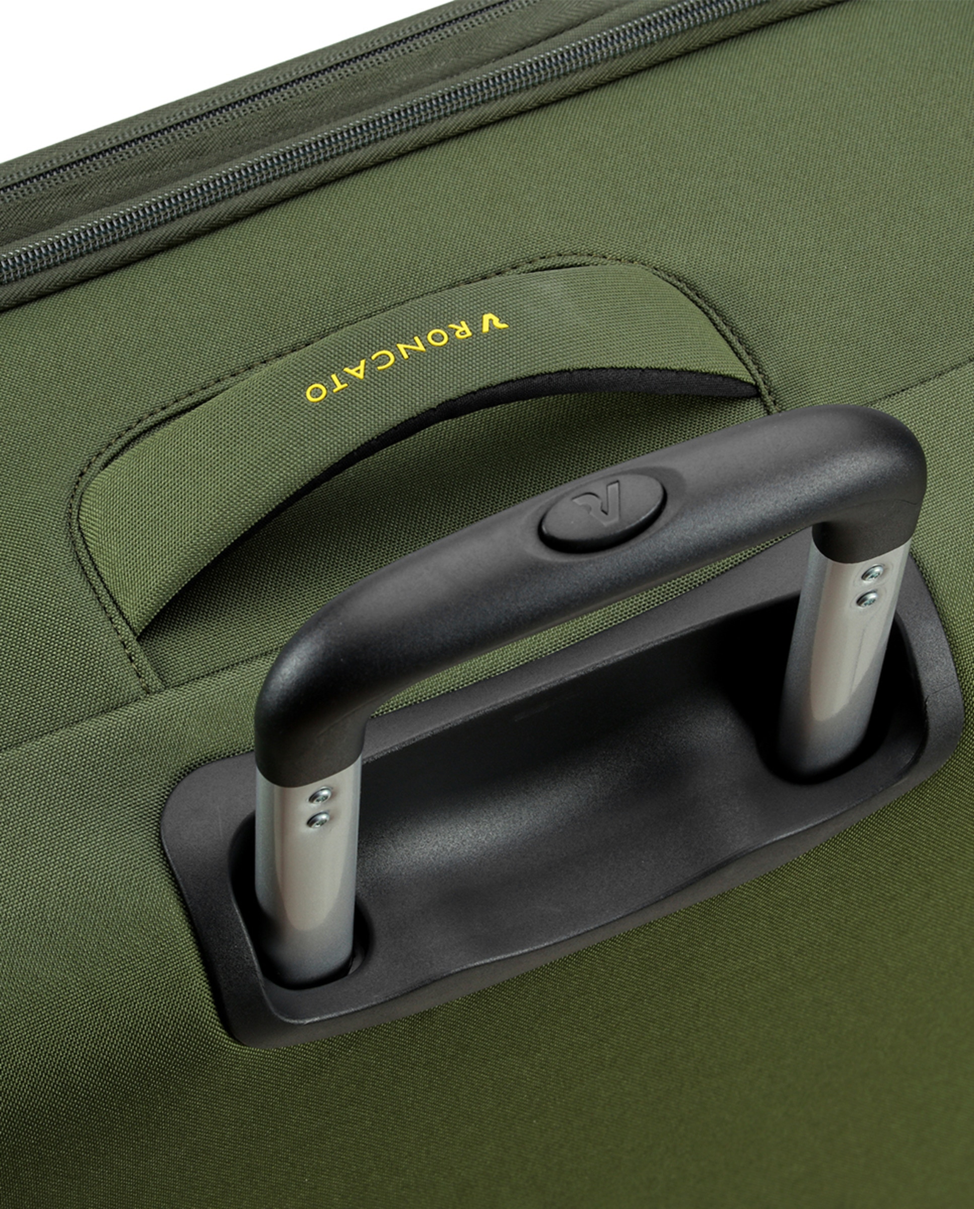 Trolley Grande Smile 2.0 DLX Flexível Expansível com Capacidade até 96 L Verde-militar-8