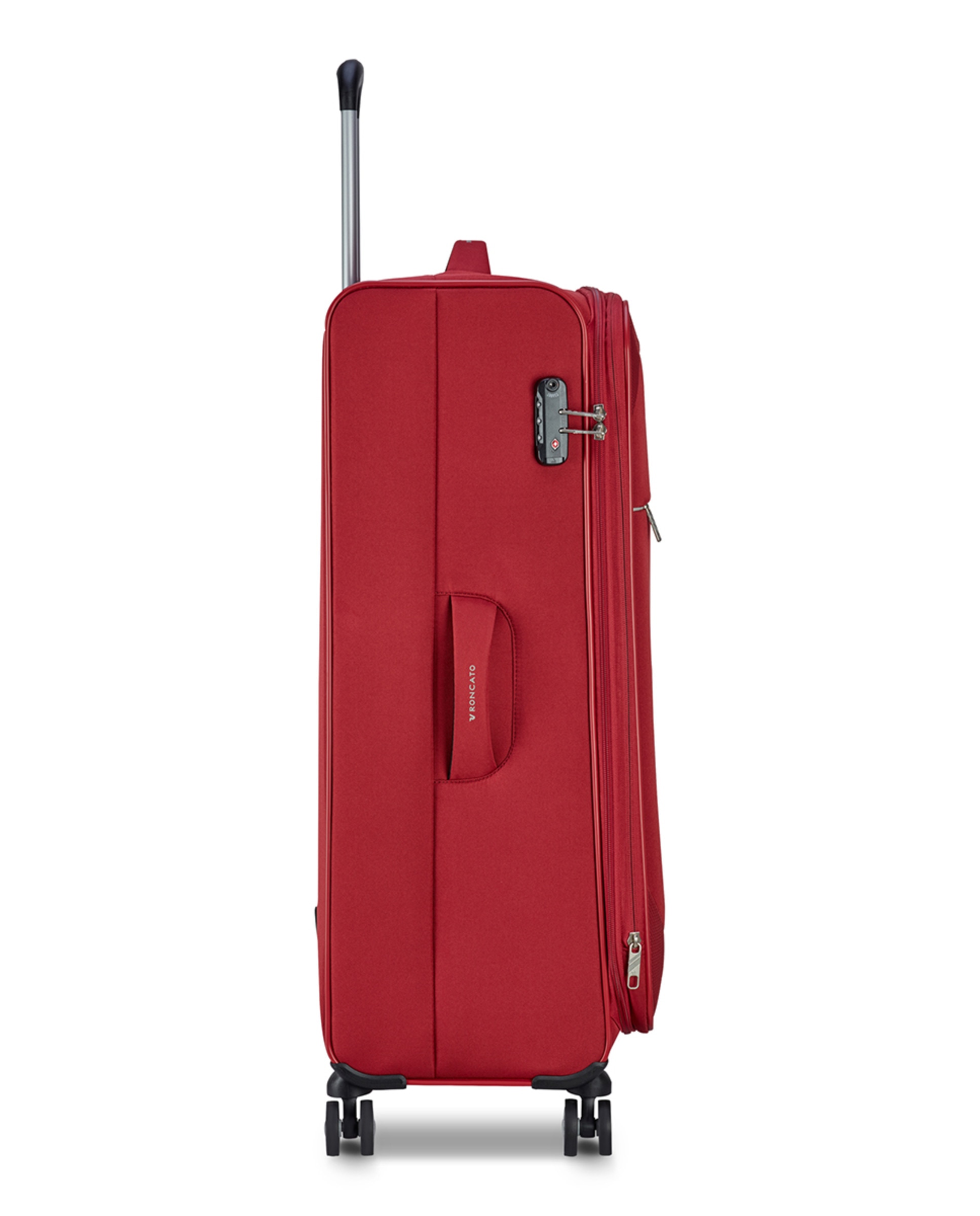 Trolley Grande Smile 2.0 DLX Flexível Expansível com Capacidade até 96 L Vermelho-4