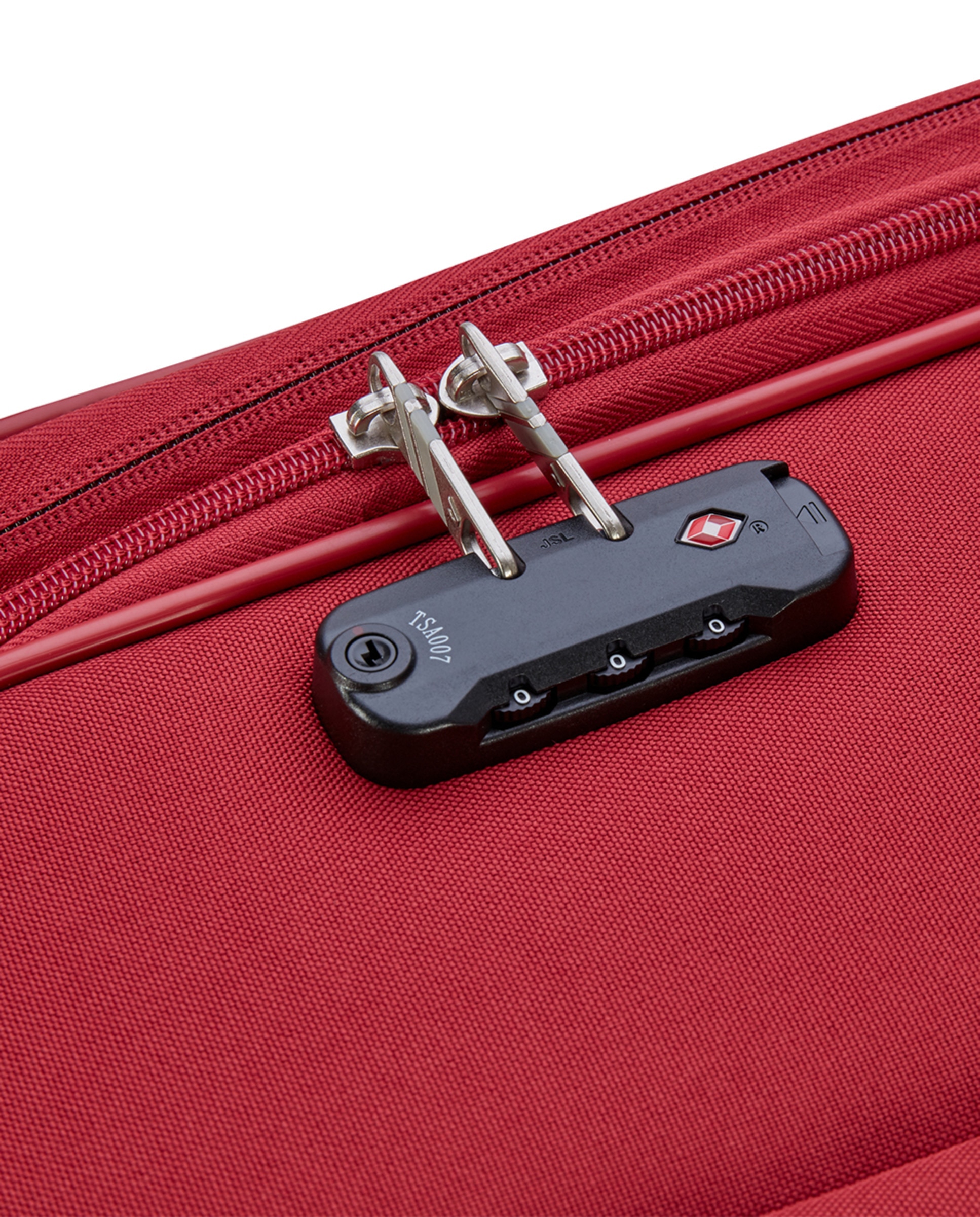 Trolley Grande Smile 2.0 DLX Flexível Expansível com Capacidade até 96 L Vermelho-7