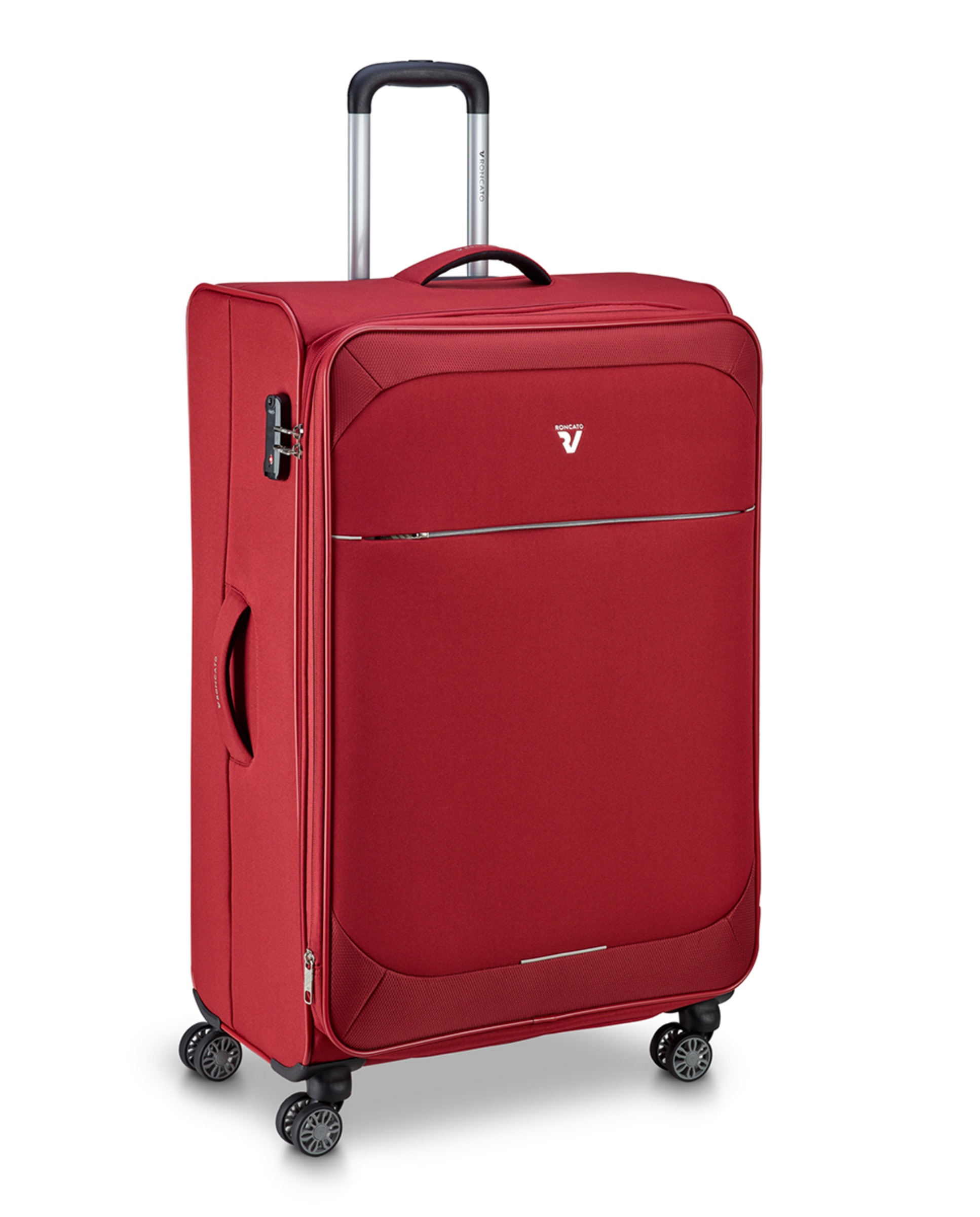 Trolley Grande Smile 2.0 DLX Flexível Expansível com Capacidade até 96 L Vermelho-9