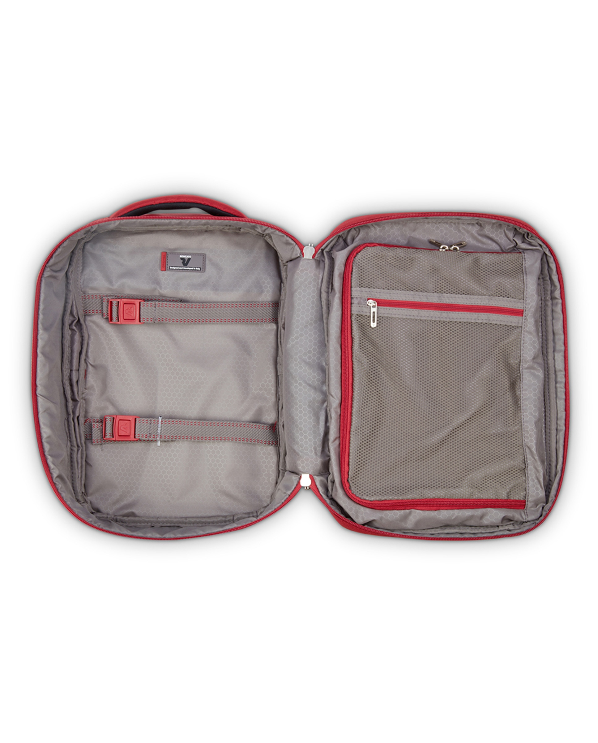 Mochila de Viagem de Cabine Smile 2.0 DLX Expansível, com Dimensões 40 x 25 x 15/20 Vermelho-3