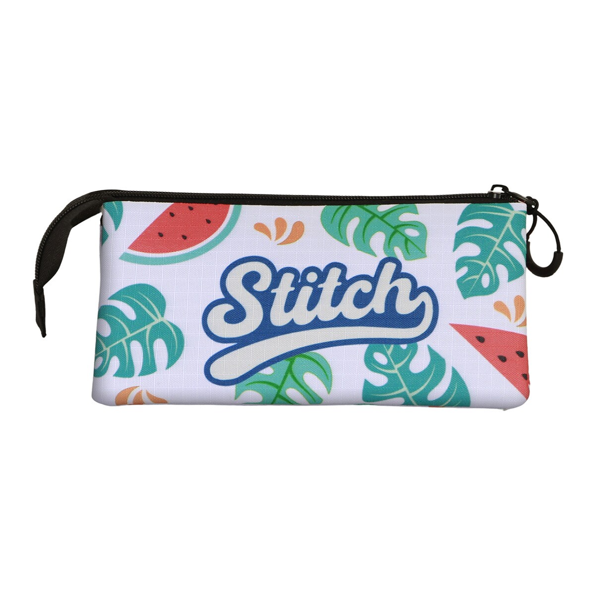 Estuche portatodo triple Lilo y Stitch frog Disney Karactermania blanco Blanco-3