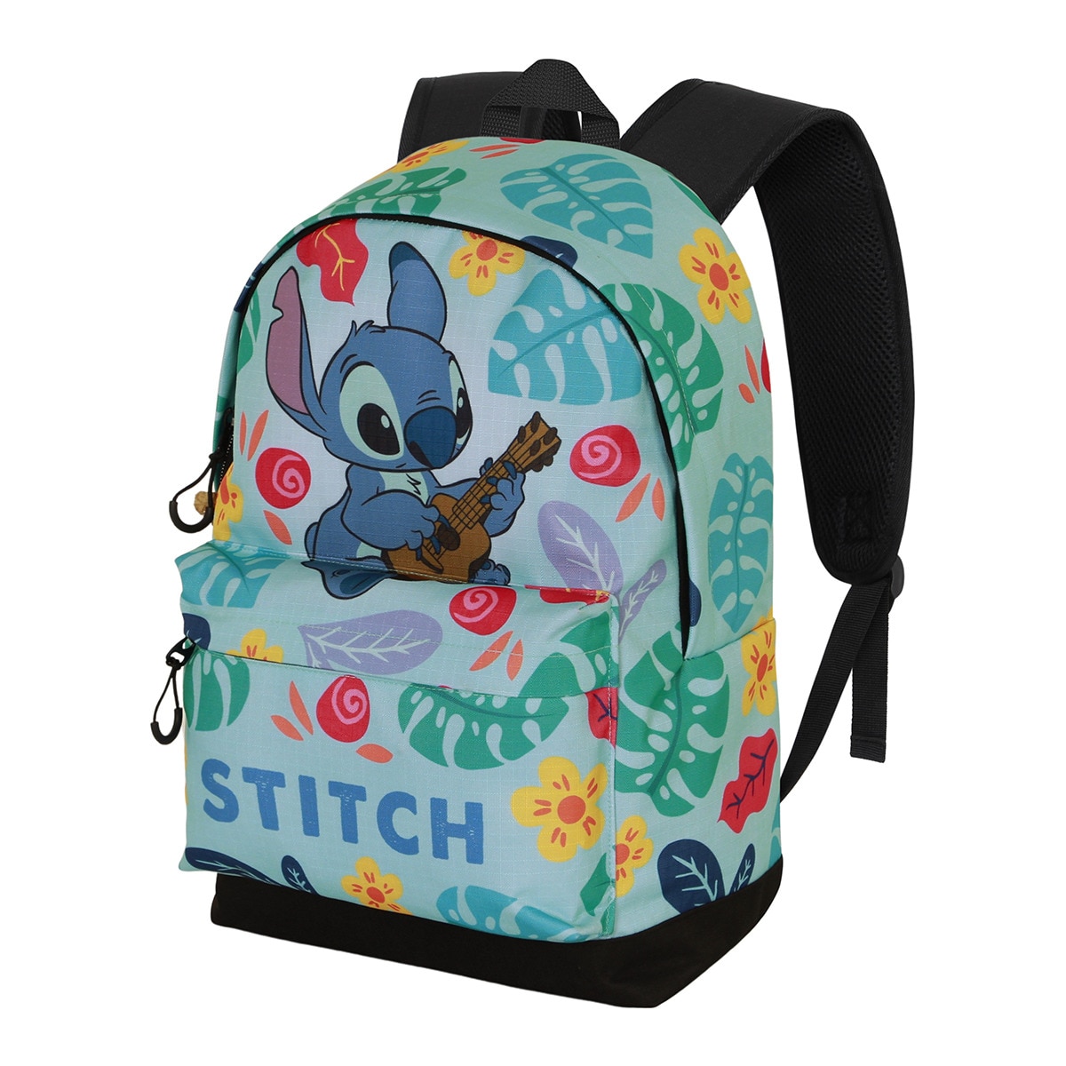 Mochila hs fan 2.2 Lilo y Stitch guitar Disney Karactermania verde Verde-1