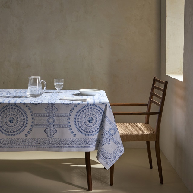 Imagem 0 de Toalha de Mesa de Linho e Algodão Creta
