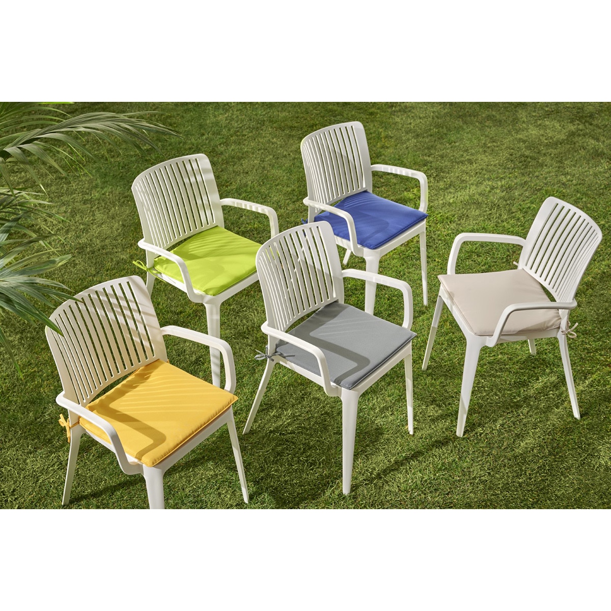 Pack de 2 cojines para asiento Basics El Corte Inglés Tostado-2