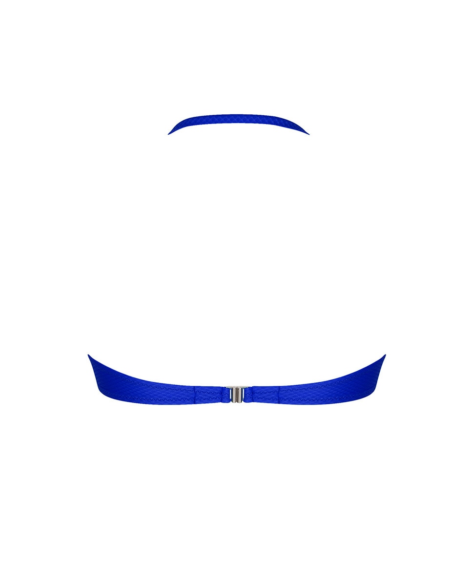 Soutien Bandeau com Copa com Foam Azul-índigo-2