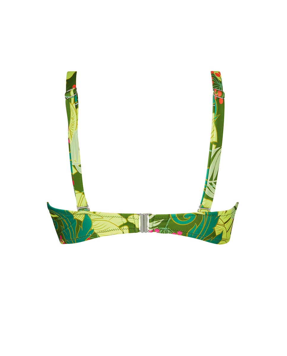 Top de Biquíni Tipo Bandeau sem Alças ou com Alças Amovíveis Multicolor-2