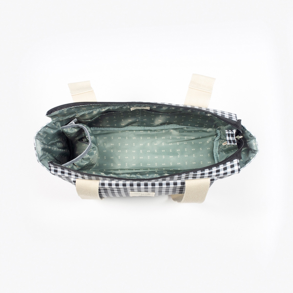 Bolso Organizador Walking Mum I Love Vichy Negro-6