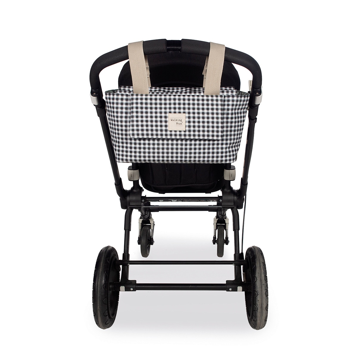 Bolso Organizador Walking Mum I Love Vichy Negro-5