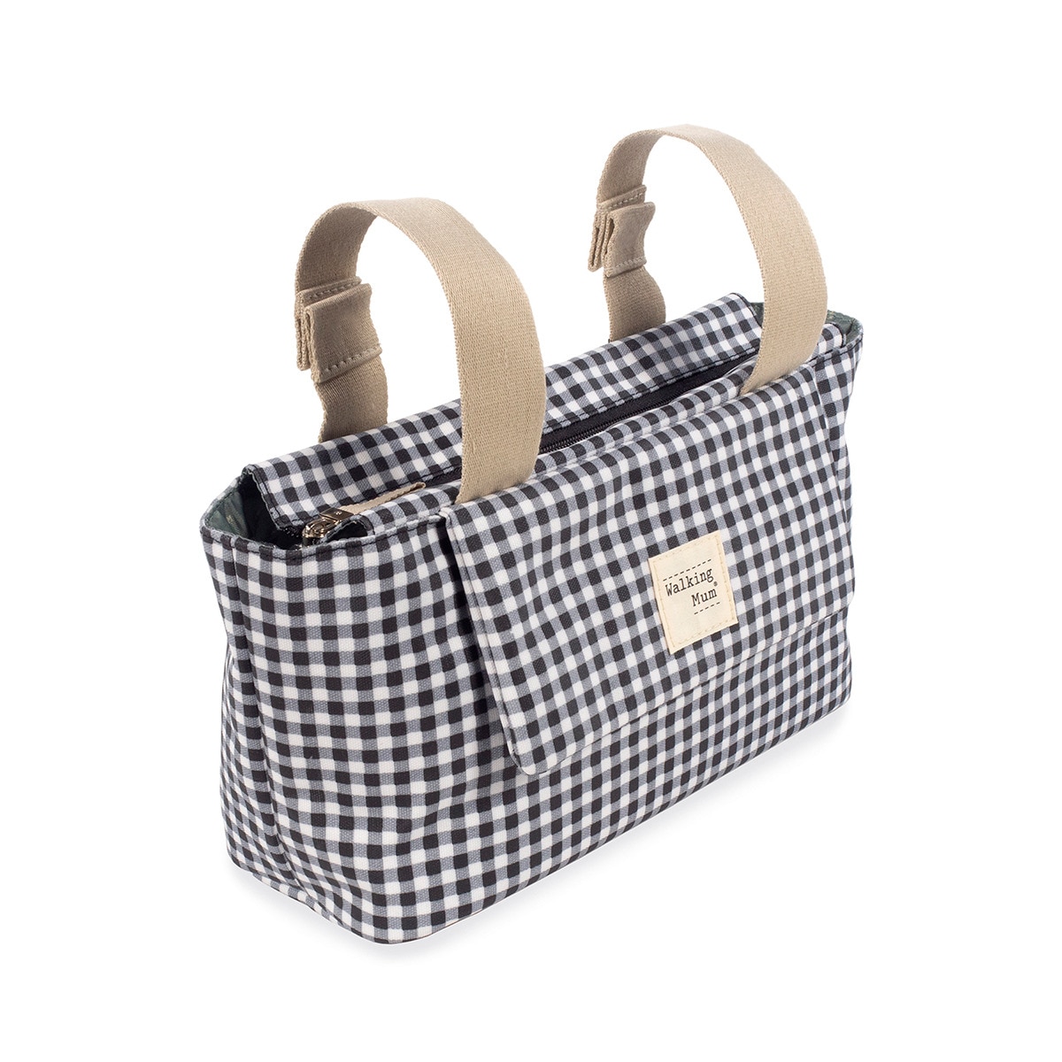 Bolso Organizador Walking Mum I Love Vichy Negro-2