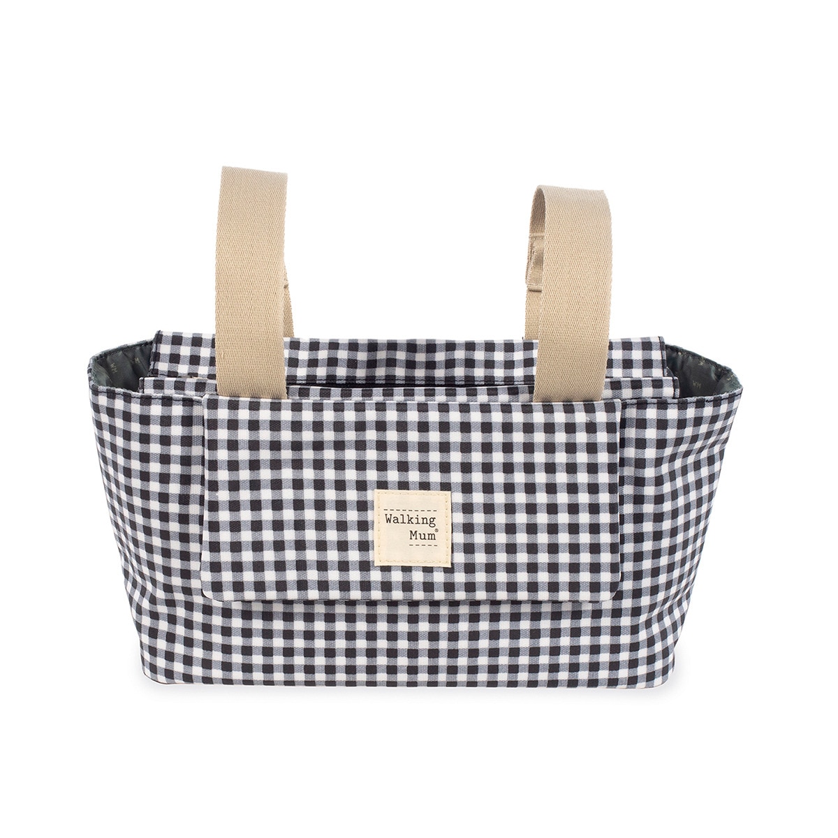 Bolso Organizador Walking Mum I Love Vichy Negro-1