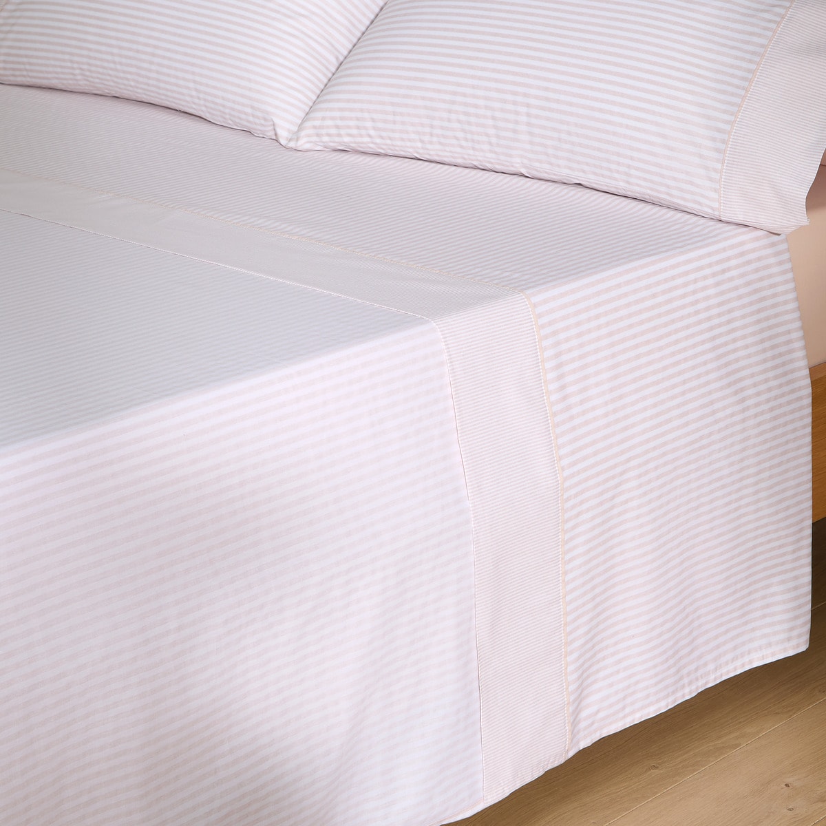 Conjunto de Lençóis de Algodão Martin Rosa-3