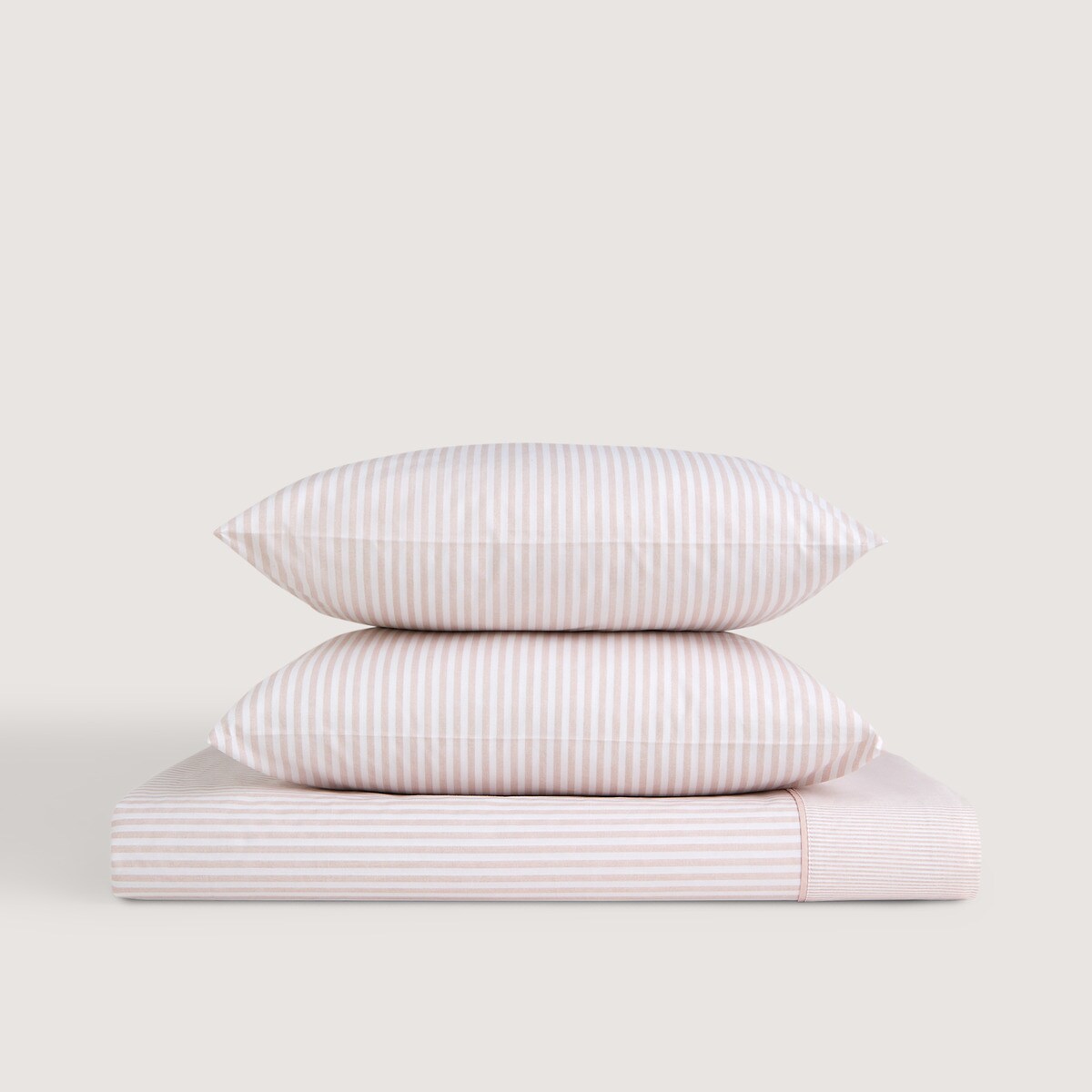 Conjunto de Lençóis de Algodão Martin Rosa-2