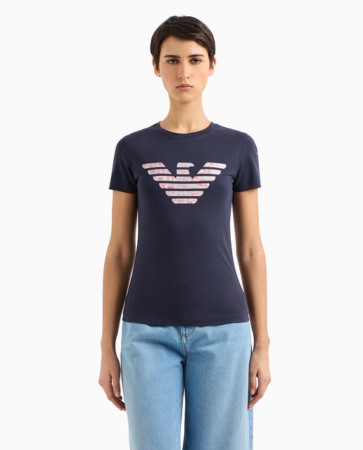 Imagen 0 de Camiseta de mujer slim fit con logo