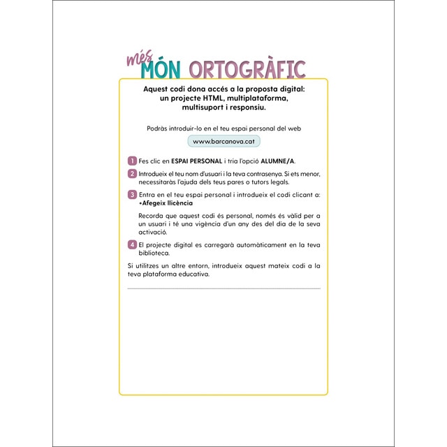 Imagen 0 de més Món ortogràfic 5: Quadern de treball de Competències bàsiques