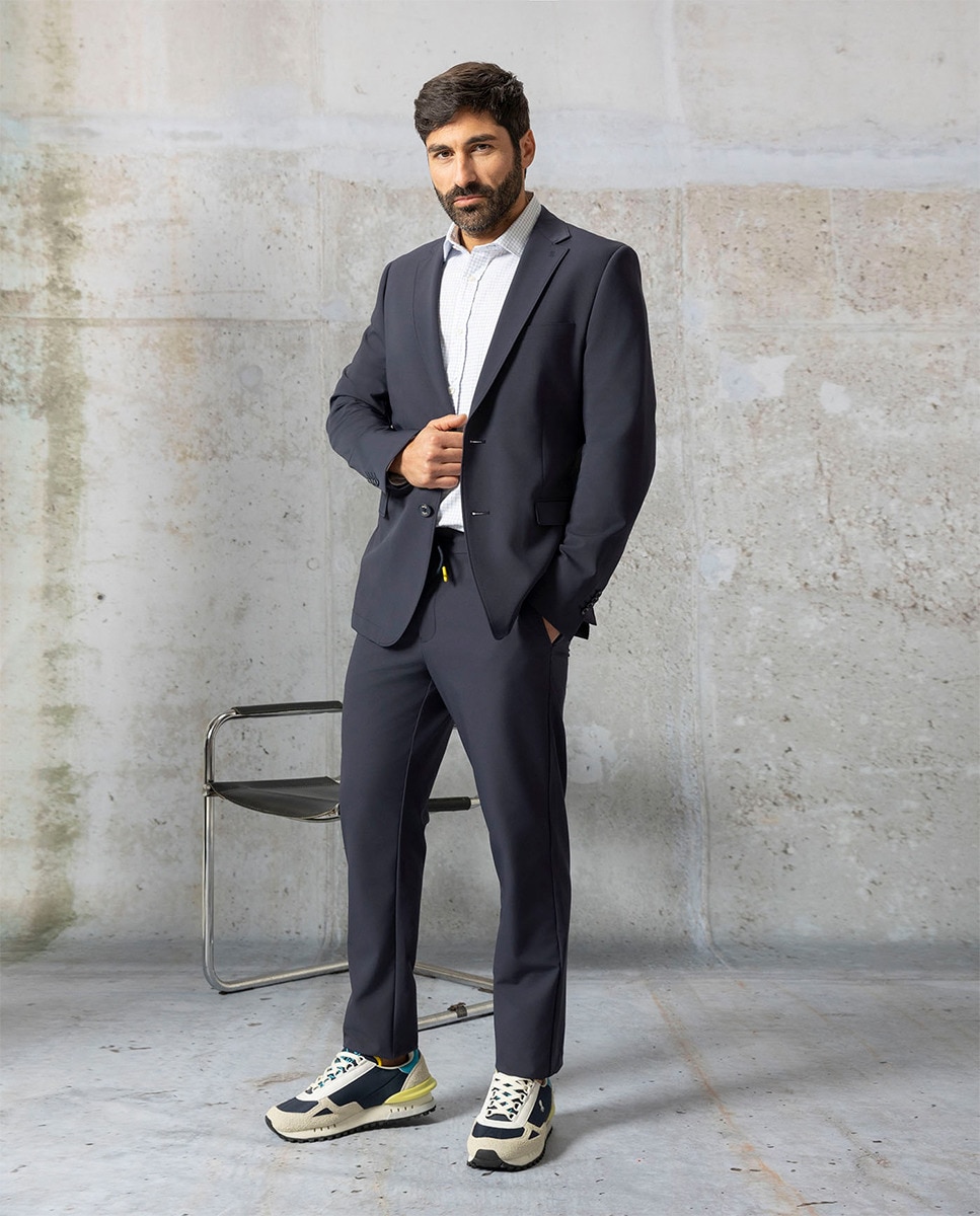 Blazer de homem Azul-marinho-8