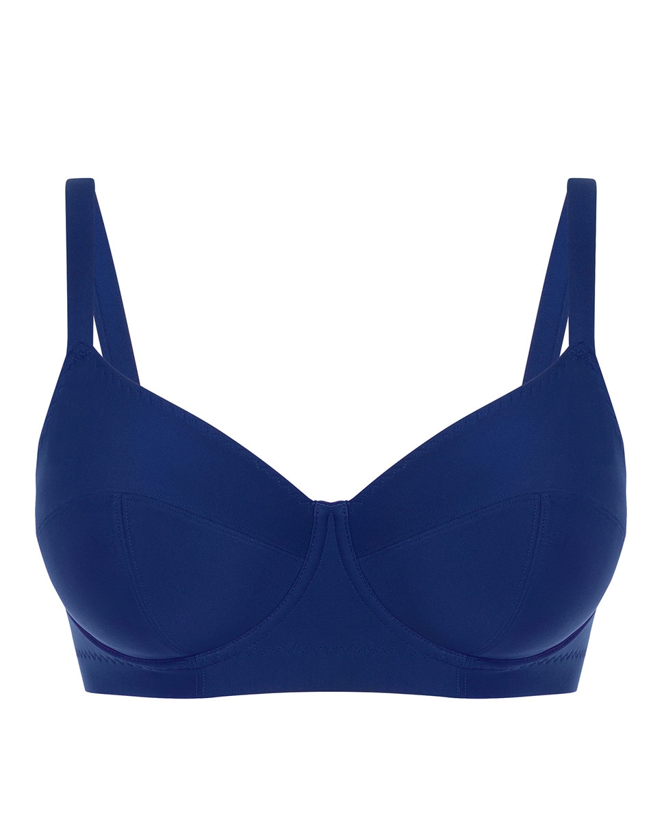 Top de Biquíni com Aro, Copa Completa Azul-marinho-3