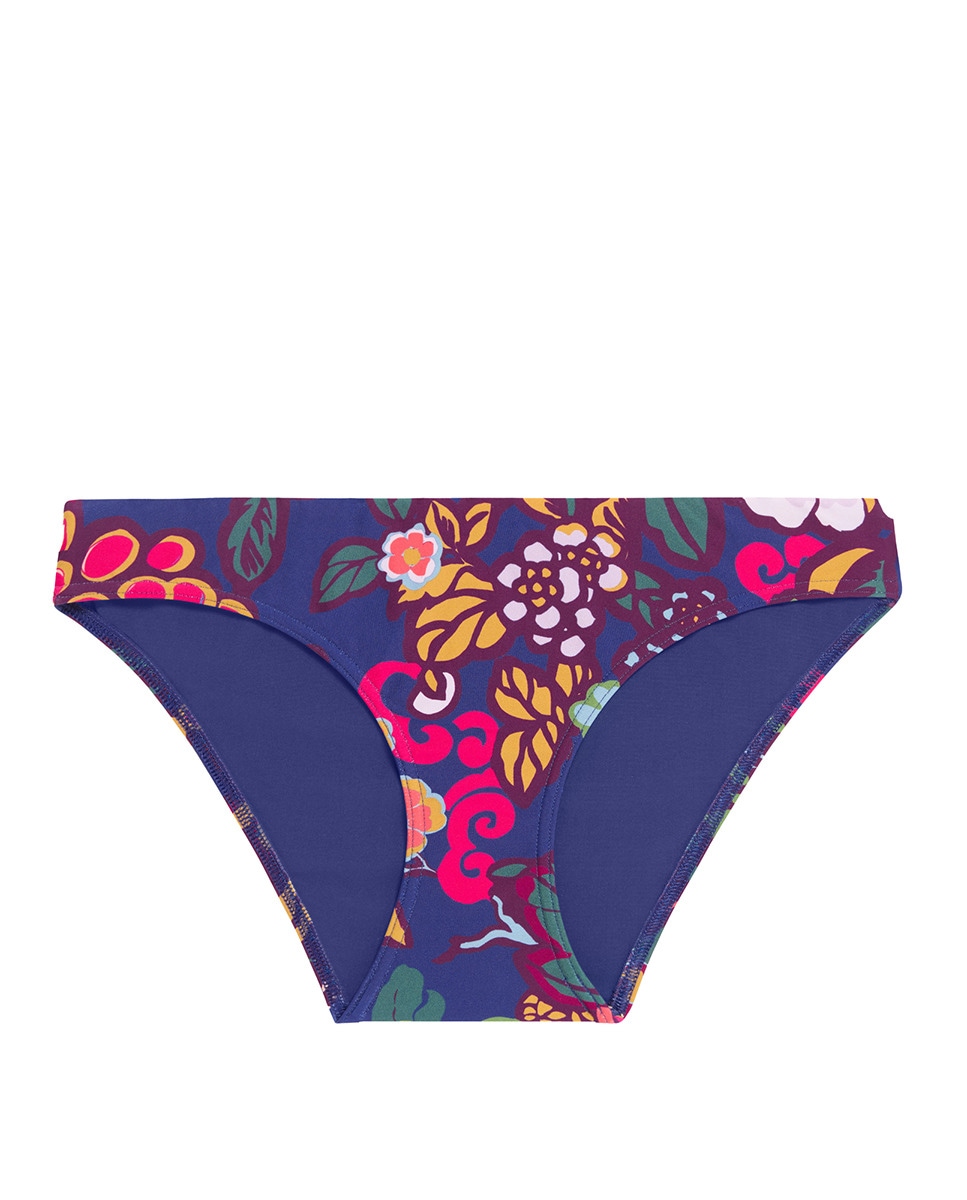 Cueca de Biquíni de Forma Clássica Multicolor-3