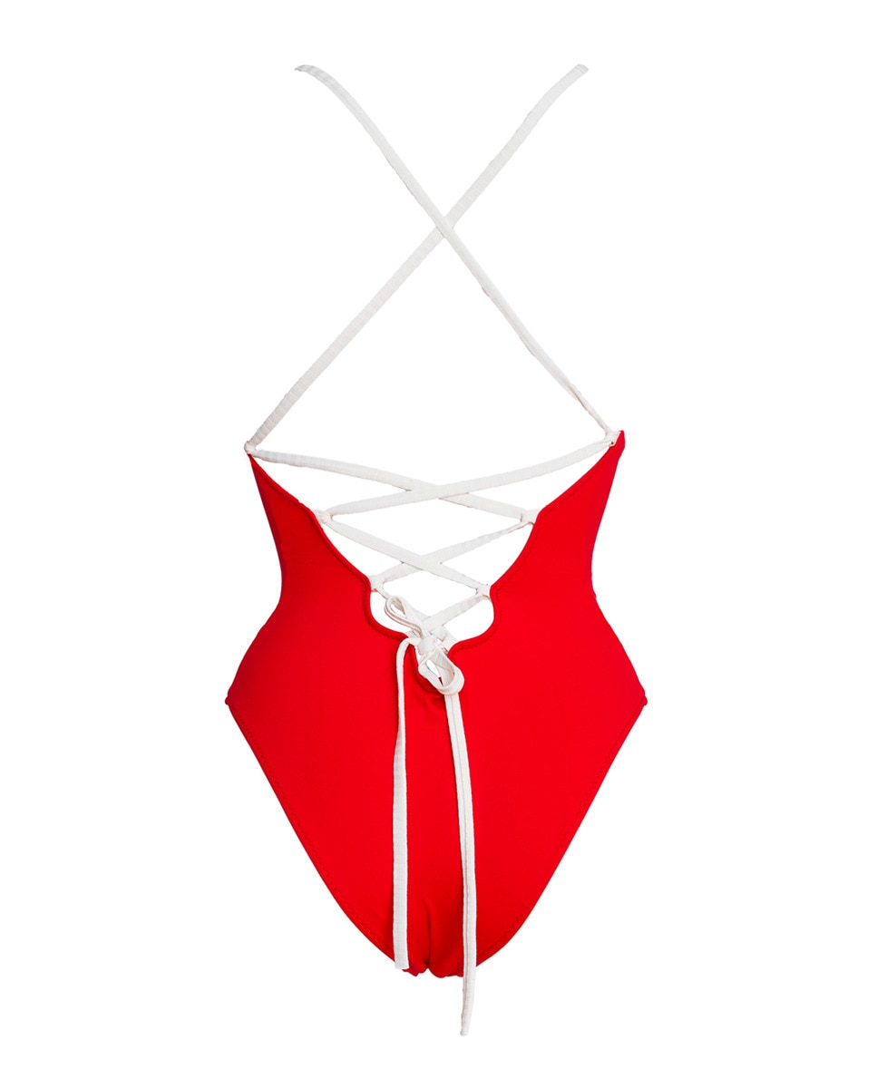 Fato de Banho Vermelho-2