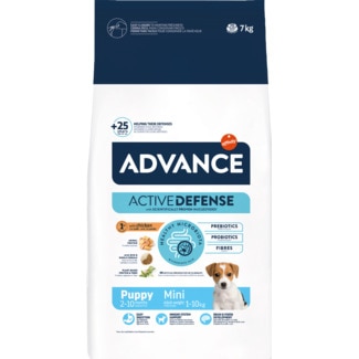 Alimento Seco para Cão Pequeno sabor Galinha e Frango embalagem 7 kg - Advance
