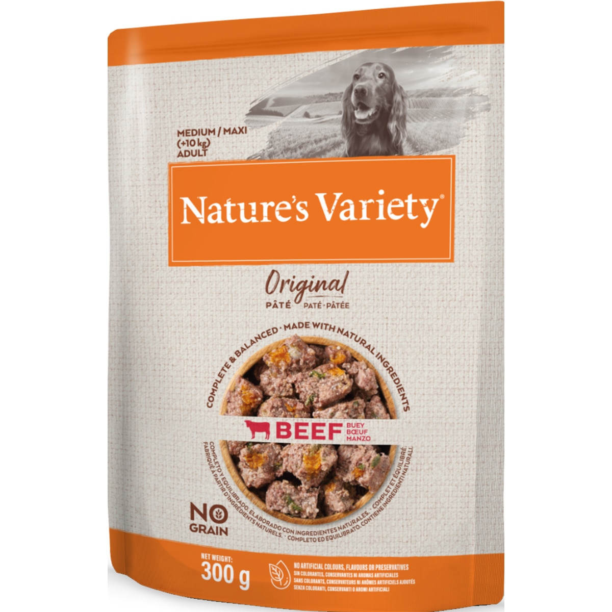Alimento Húmido para Cão sabor Vaca embalagem 300 g