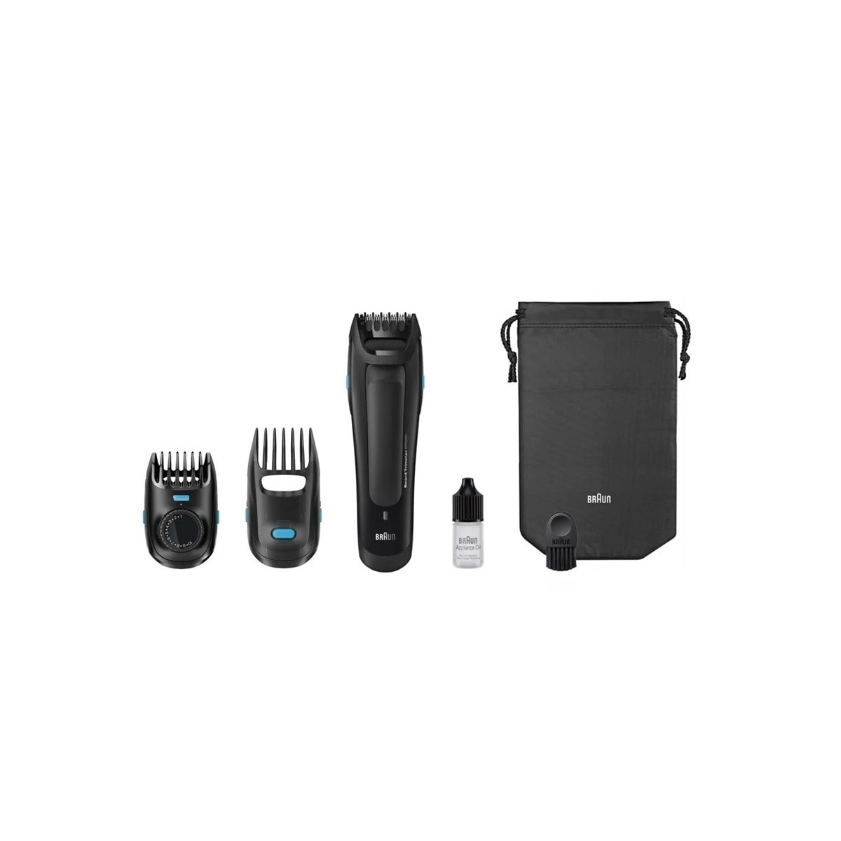 Aparador de Barba Braun BT5050 com Autonomia 50 min - Preto Preto-3