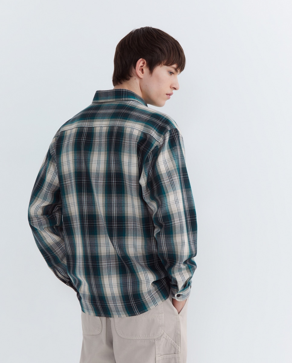 Camisa Blanton Shirt de Manga Comprida Verde-2