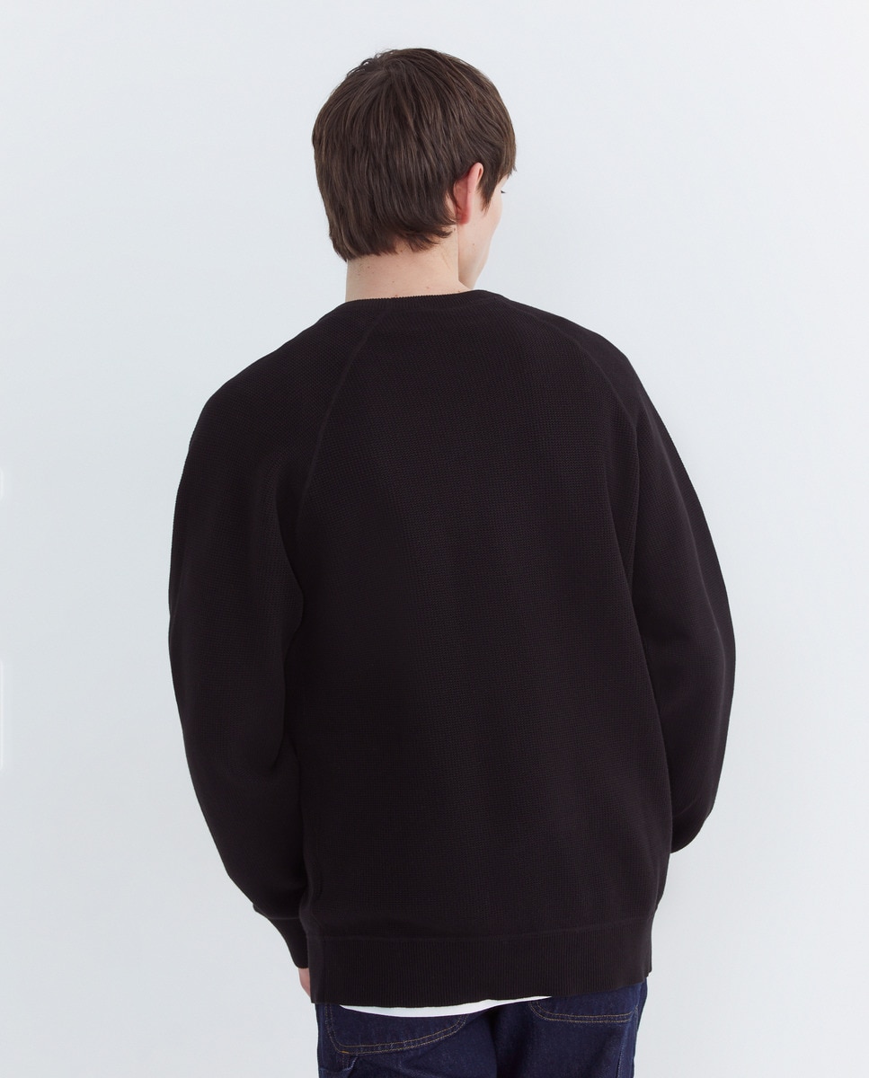 Camisola de Malha Chase Sweater Preto-3