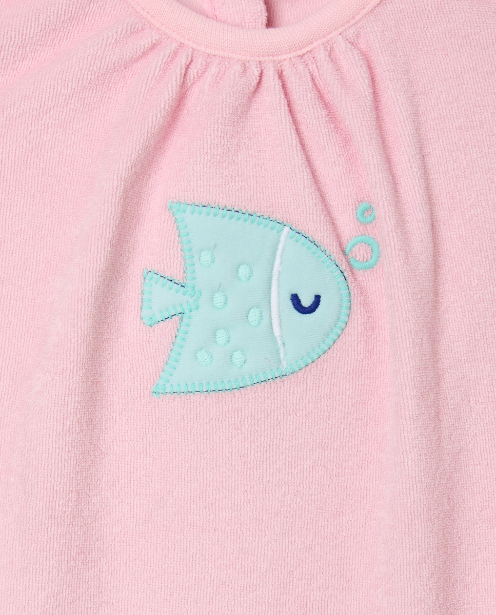 Babygrow de Bebé com Peixinhos Rosa-3