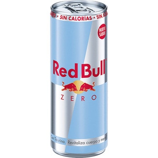 bebida energética Zero azúcares con cafeína, taurina, vitamina B y agua de los Alpes lata 25 cl edulcorado con sacrulosa y stevia - Red Bull