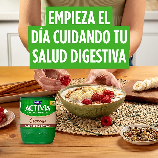 bífidus cremoso stracciatella sin gluten pack 4 unidades 115 g