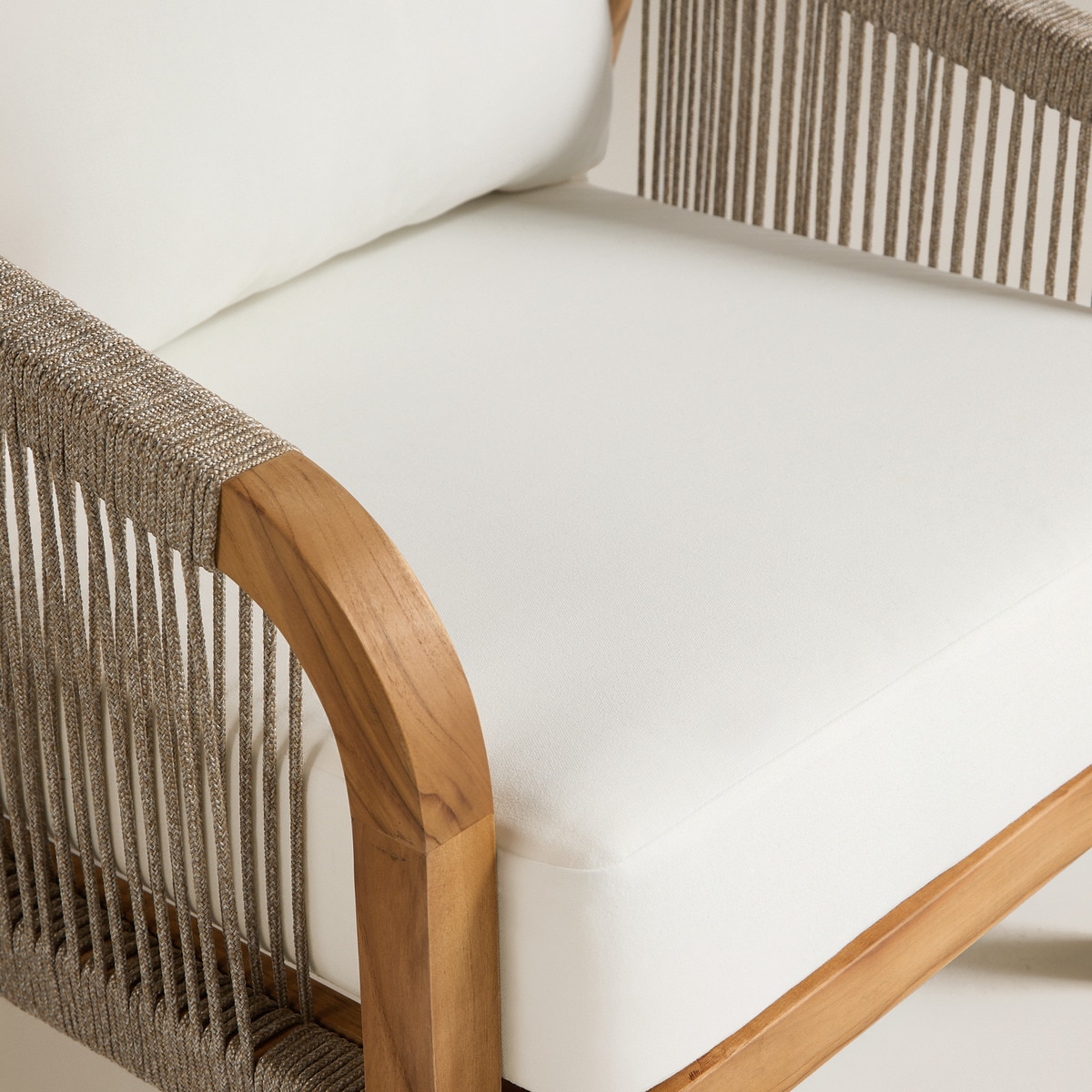 Sillón de jardín de madera de teca Kansas El Corte Inglés Natural-6