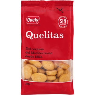 Quelitas galletas 100% natural bolsa 200 g - Quely