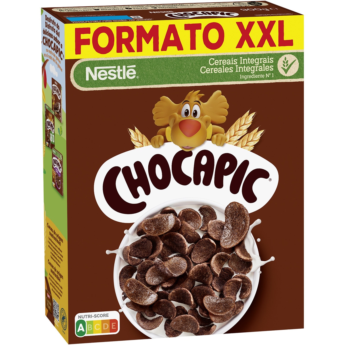 cereales de desayuno integrales con sabor a chocolate paquete 900 g