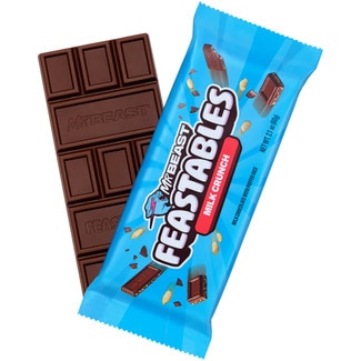 chocolate crujiente con leche con arroz inflado tableta 60 g - Feastables