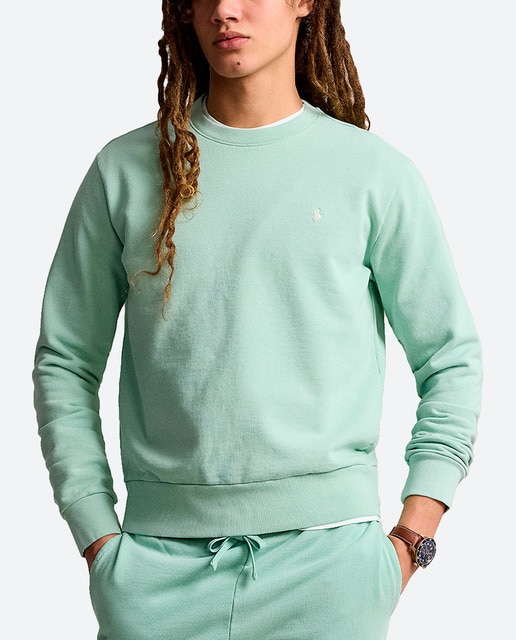 Imagen 0 de Sudadera de hombre de algodón con cuello redondo