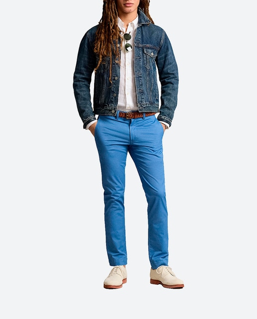 Imagen 0 de Pantalón chino de hombre slim fit de algodón