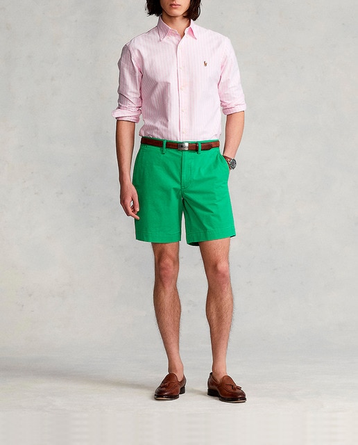 Imagen 0 de Pantalón corto de hombre de algodón Straight fit