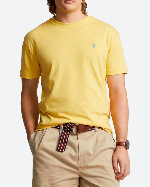 Imagen 0 de Camiseta de hombre de algodón con logo bordado