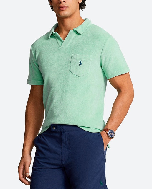 Imagen 0 de Polo de hombre de punto de rizo y algodón BCI Regular fit